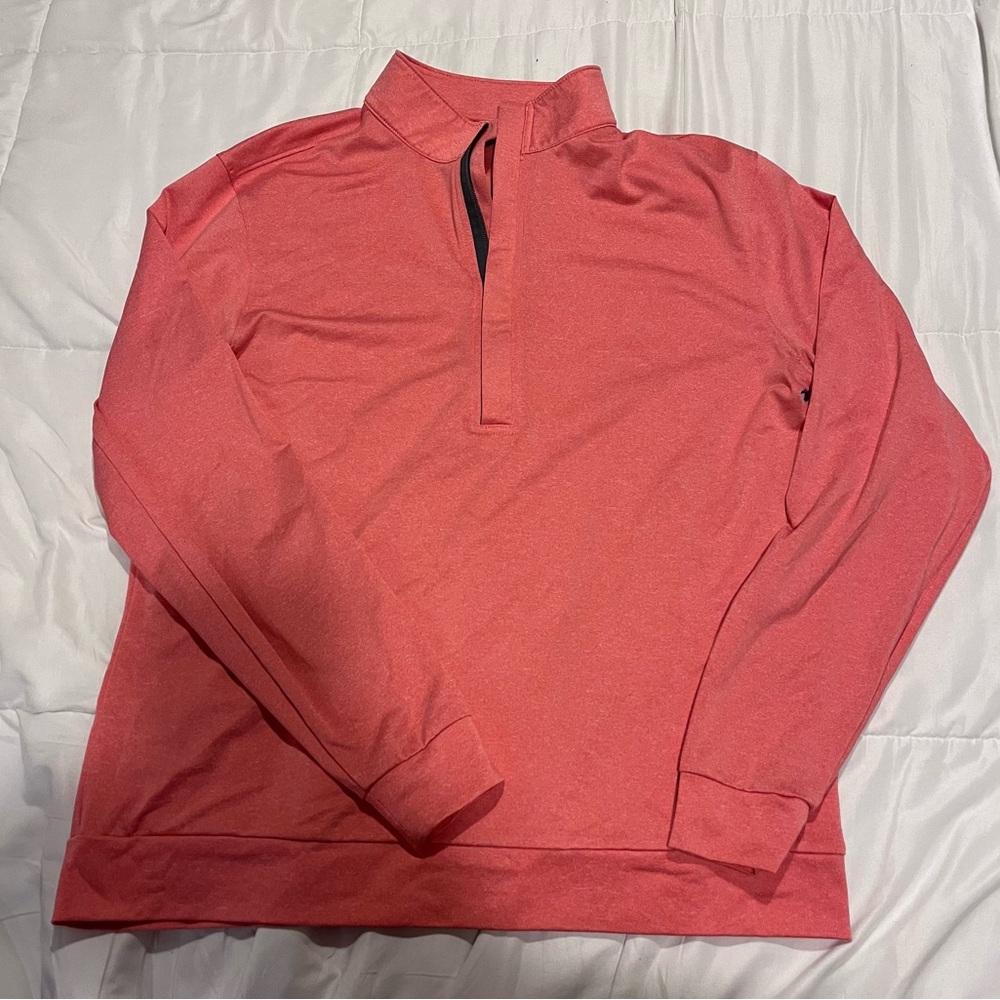Matte Grey Coral Quarter Zip- Men’s Large